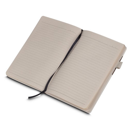 Caderno Capa em Fibra de Cana de Açúcar e Café