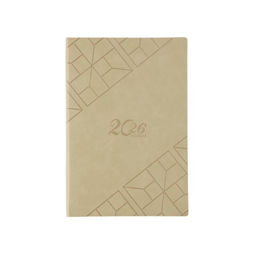 Agenda 2026!!! Couro sintético com abas mensais. 14,5 x 1,7 x 20,9 cm.
