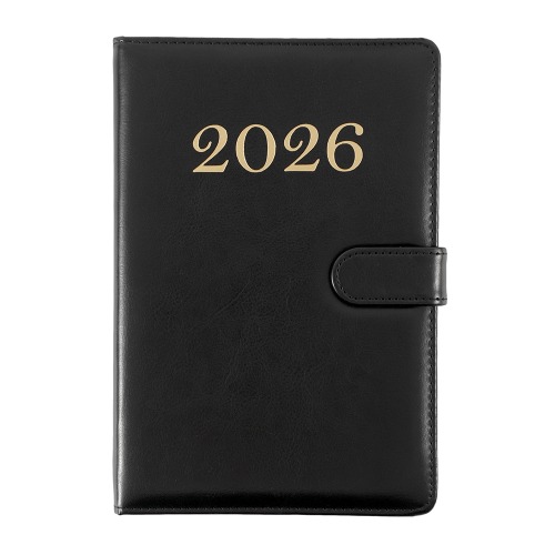 Agenda 2026!!! Capa em poliuretano (PU) e fecho magnético