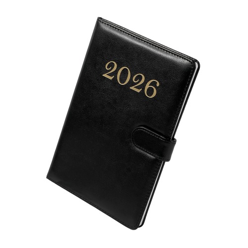 Agenda 2026!!! Capa em poliuretano (PU) e fecho magnético