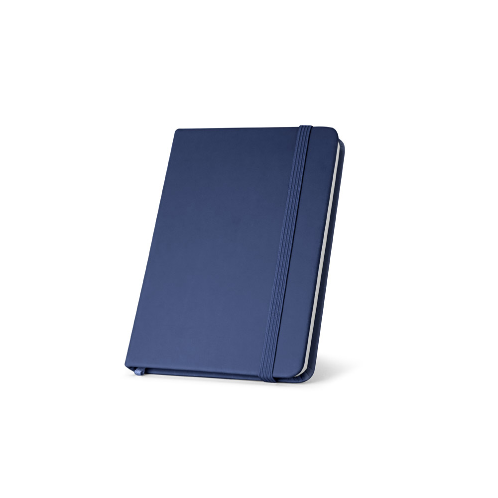 Caderno de bolso de capa dura em c. sintético com 160 páginas lisas