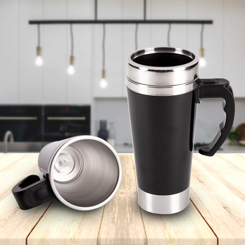 Novidade!! Caneca Térmica Mixer - Branco e Preto 500ML