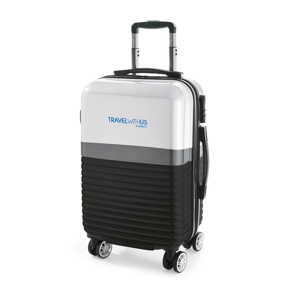 Mala de viagem executivo em ABS e PC com interior forrado 33L