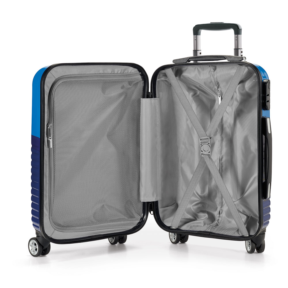 Mala de viagem executivo em ABS e PC com interior forrado 33L