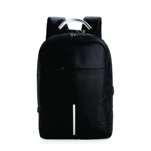 Mochila antifurto em poliéster impermeável