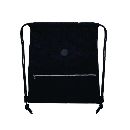 Mochila saco confeccionada em nylon impermeável e alças de nylon