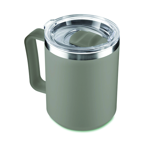 Caneca 450 ml com parte interior em INOX e exterior em plástico PP