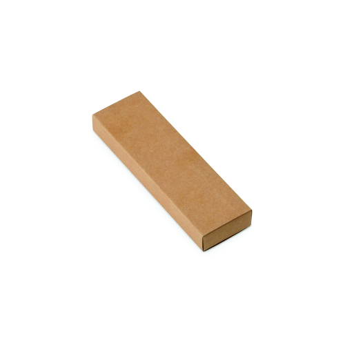 Kit ecológico, caneta e lapiseira de cortiça com estojo de papelão. Sustentável. Ecológico. 5,2 x 2,3 x 17,2 cm.