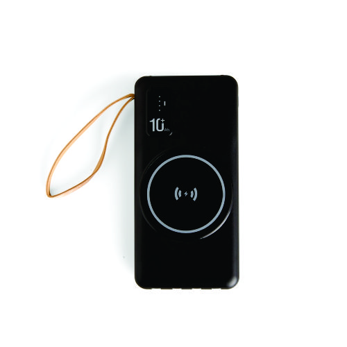 Power Bank 10.000mAh com Carregamento via Indução ou via Cabo